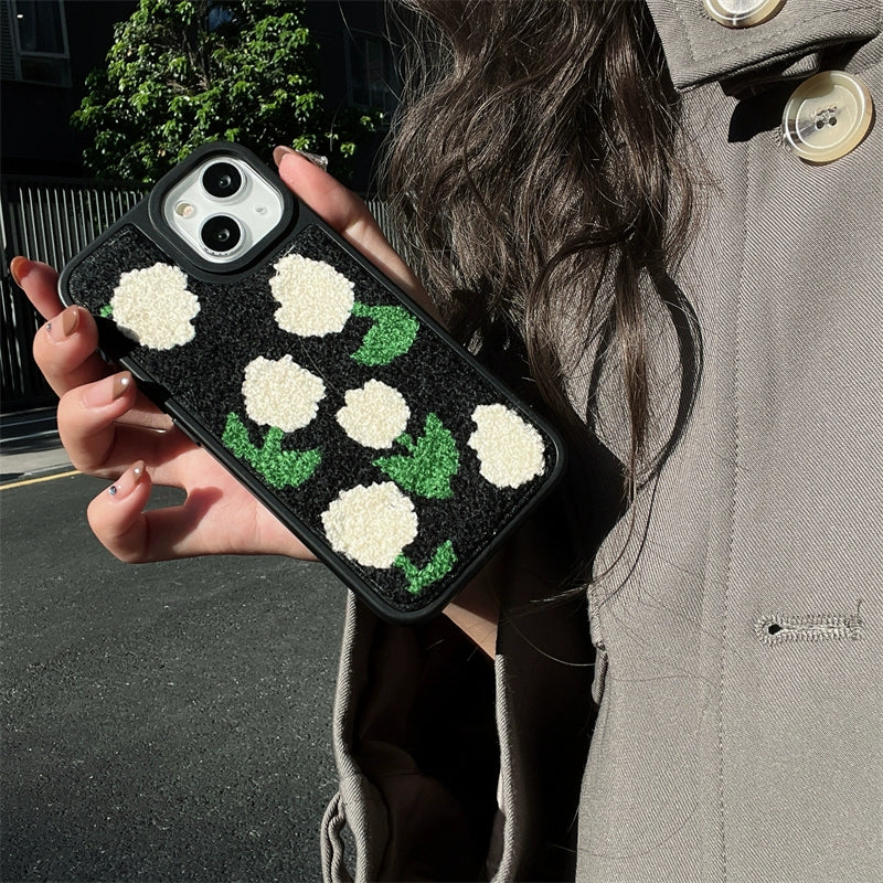 Embroidered iPhone Case