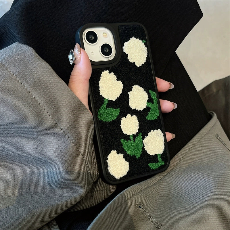 Embroidered iPhone Case